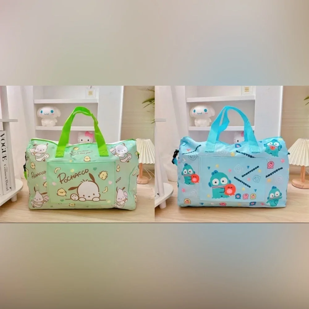 Sanrio Pochacco Duffle Bag w/ luggage slot (1 item)
